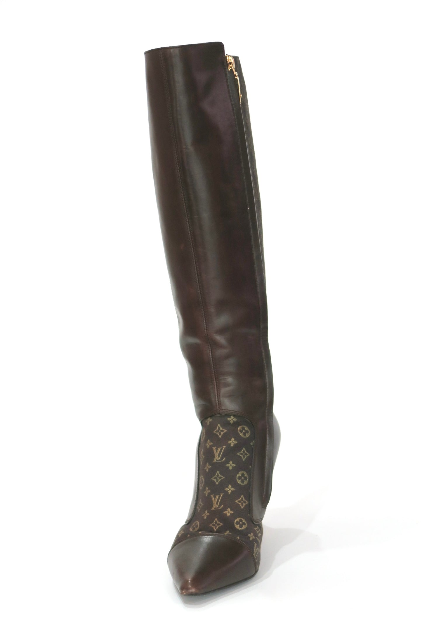 Louis Vuitton FW2009 Monogram Boots, IT 37