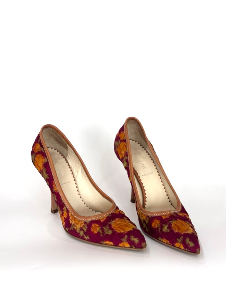 MIU MIU SS2004 Floral Heels, IT 36