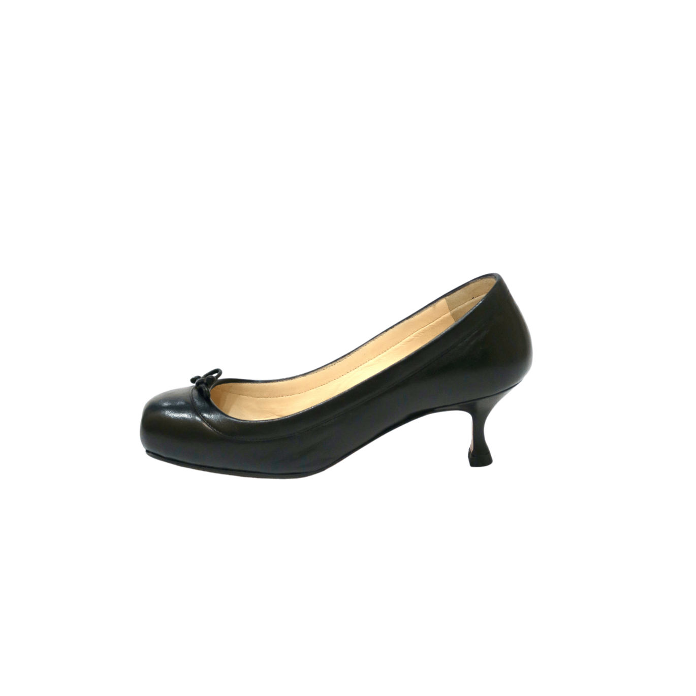 Christian Louboutin Ballet Kitten Heel Pumps, IT 34