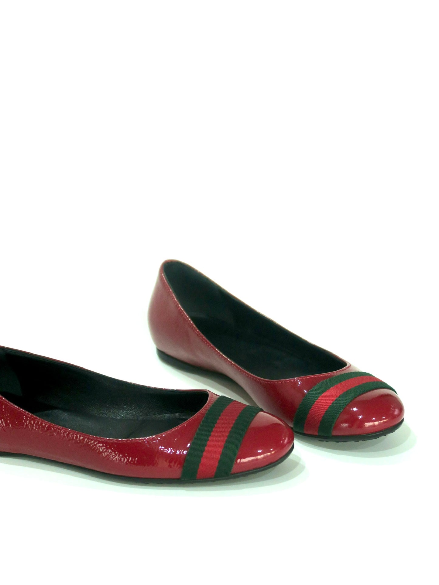 Gucci Stripe Ballet Flats, IT 37