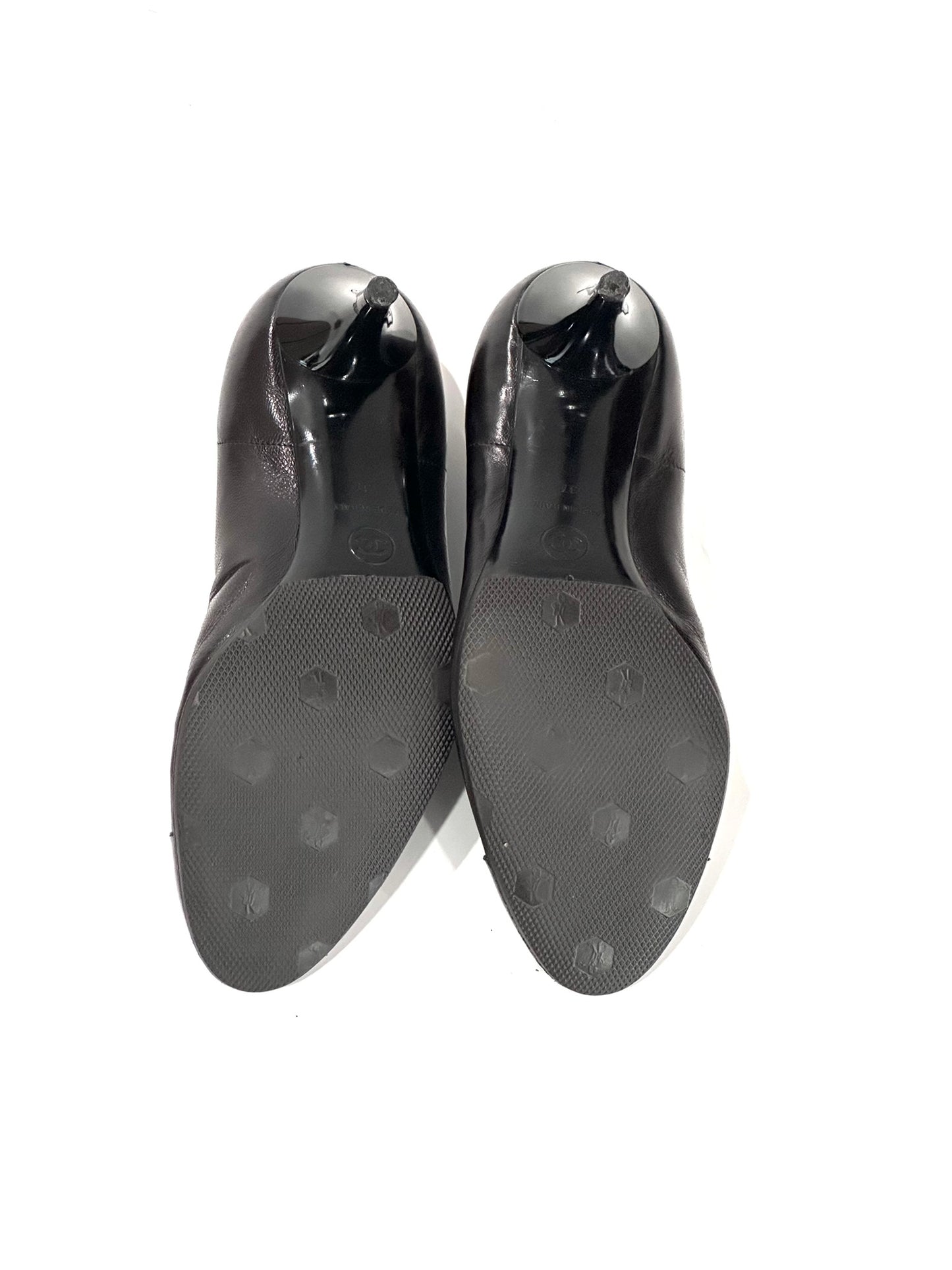 Chanel Leather Ballet Pumps, IT 37