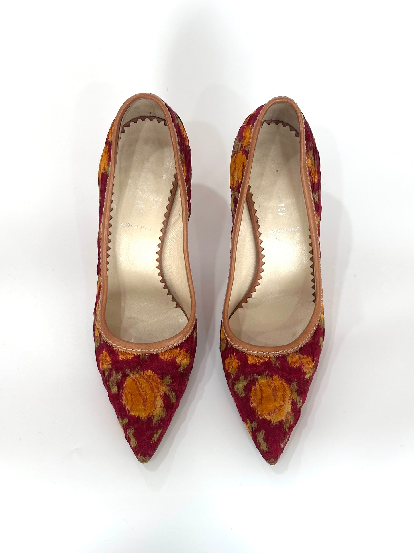 MIU MIU SS2004 Floral Heels, IT 36