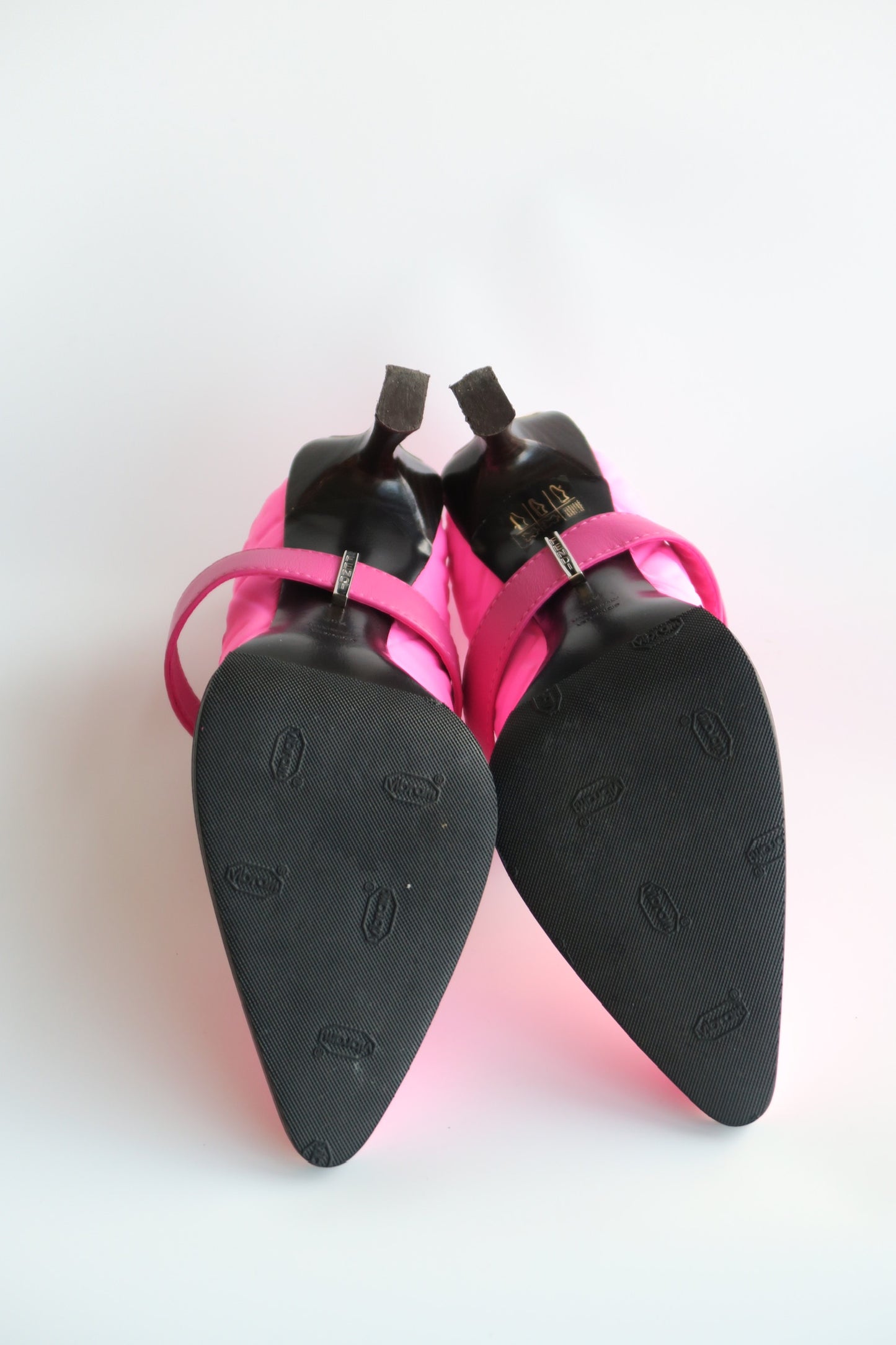 FENDI x Nicki Minaj Pink Belted Heels, IT 36.5
