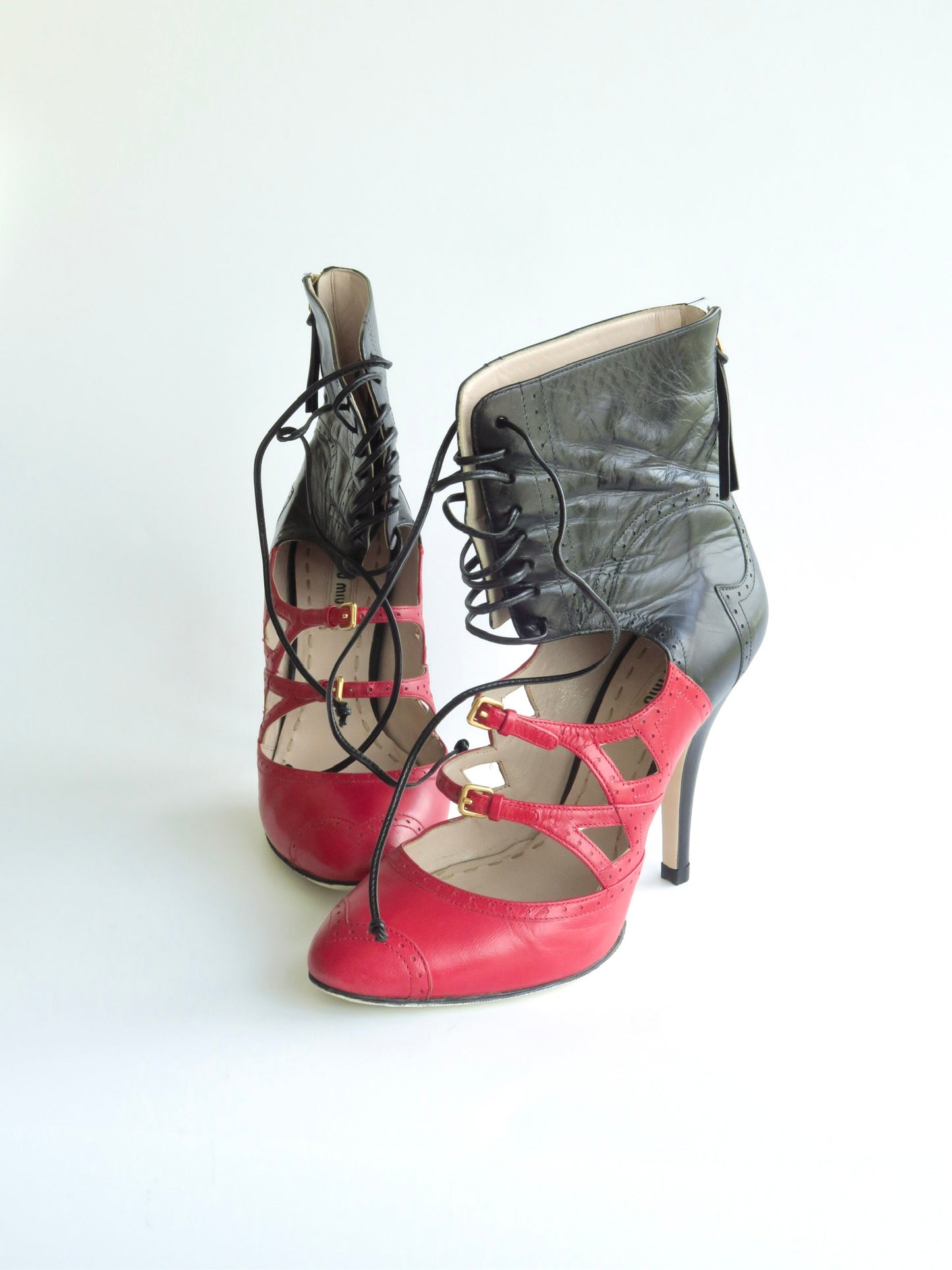 Miu Miu SS2011 Lace-up Heels, IT 37