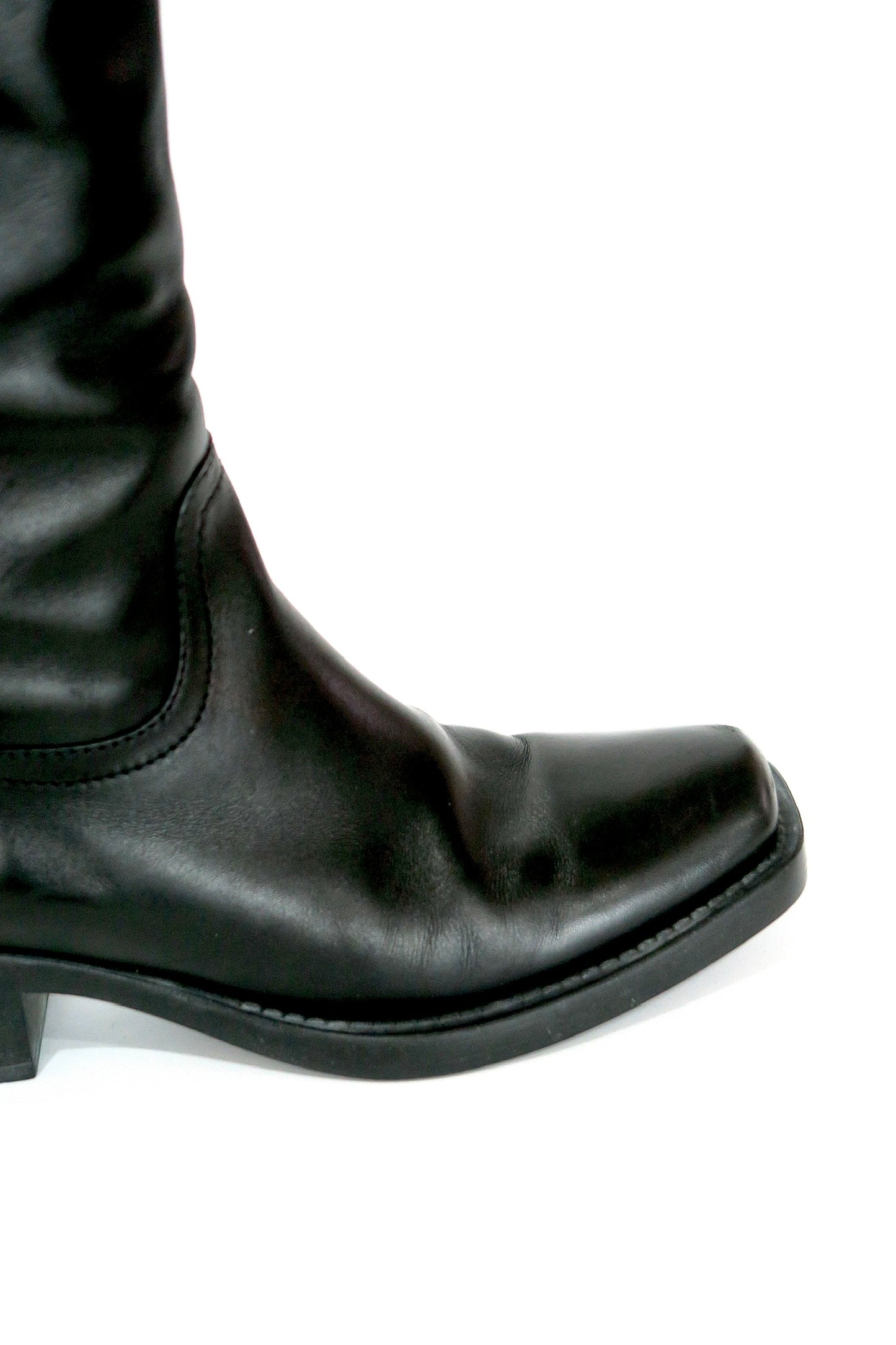 Gucci Leather Riding Boots, IT 37