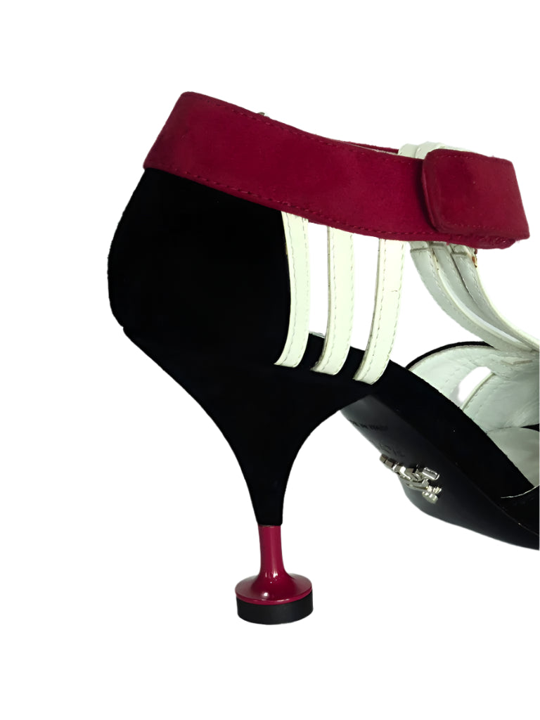 Prada SS2016 Tricolor Sandals, IT 34.5