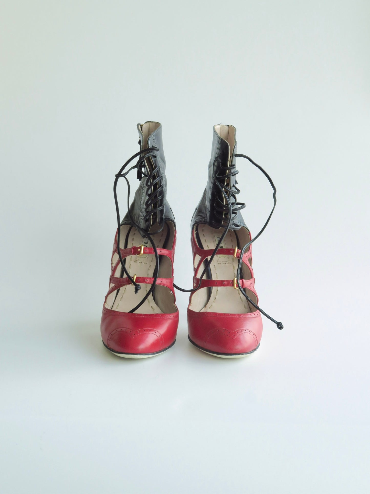 Miu Miu SS2011 Lace-up Heels, IT 37