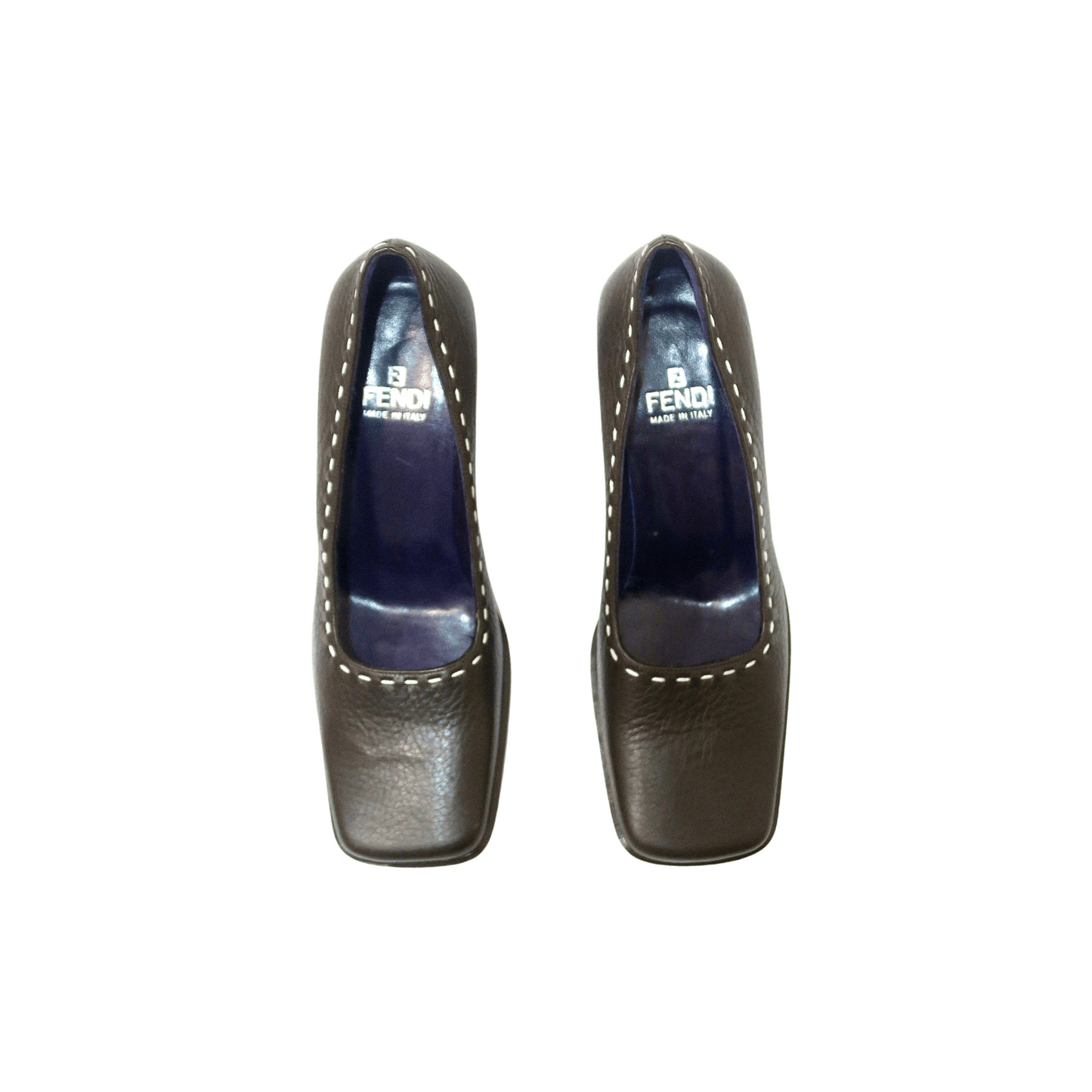 Fendi Square Toe Pumps, IT 35.5