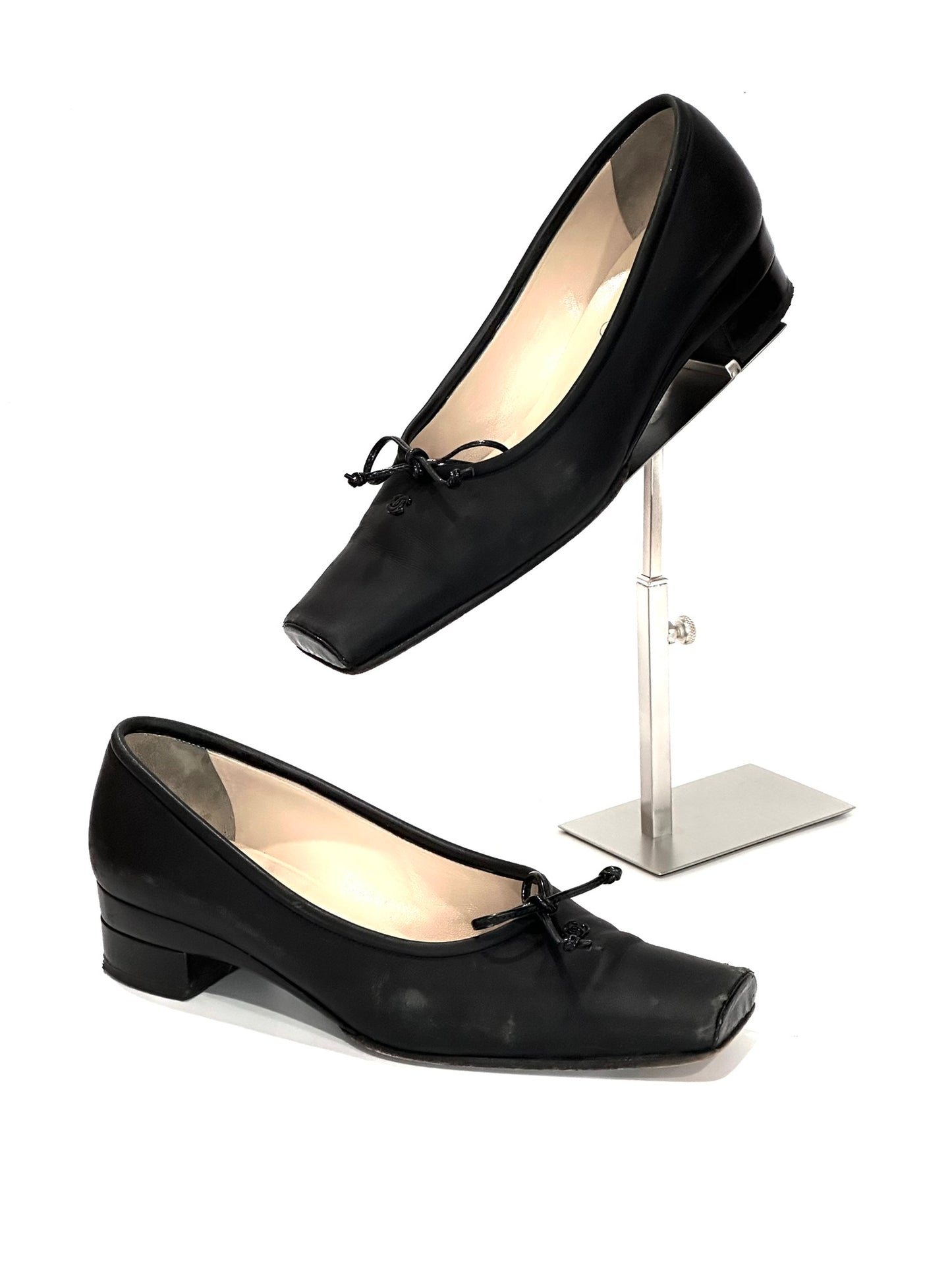Chanel 90s Vintage Ballet Pumps, IT 37.5