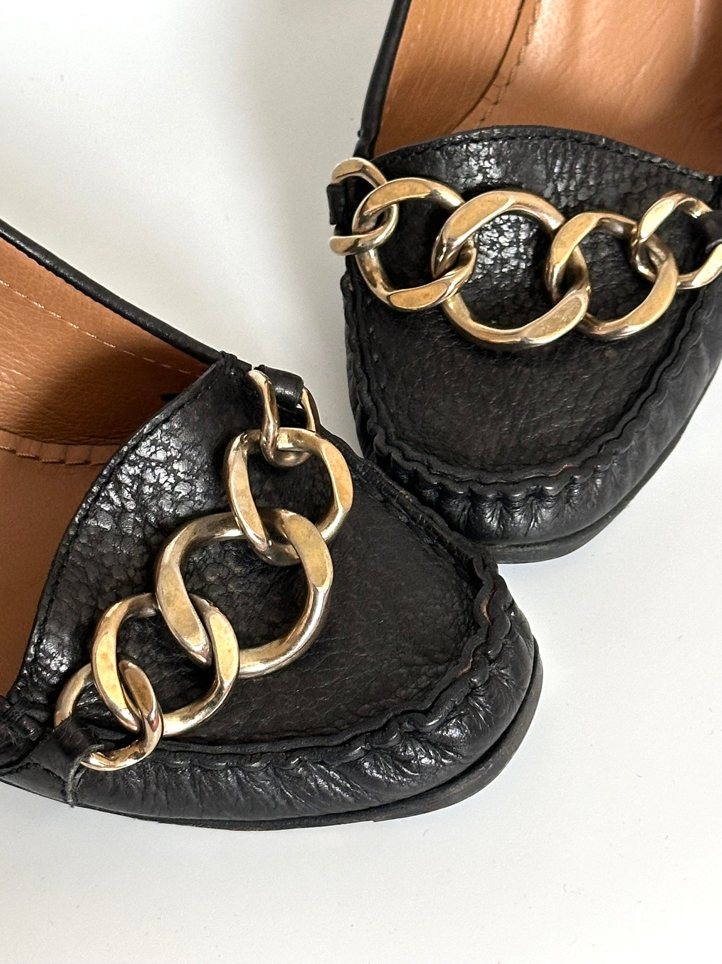 LOEWE Vintage Loafer Pumps, IT 37.5