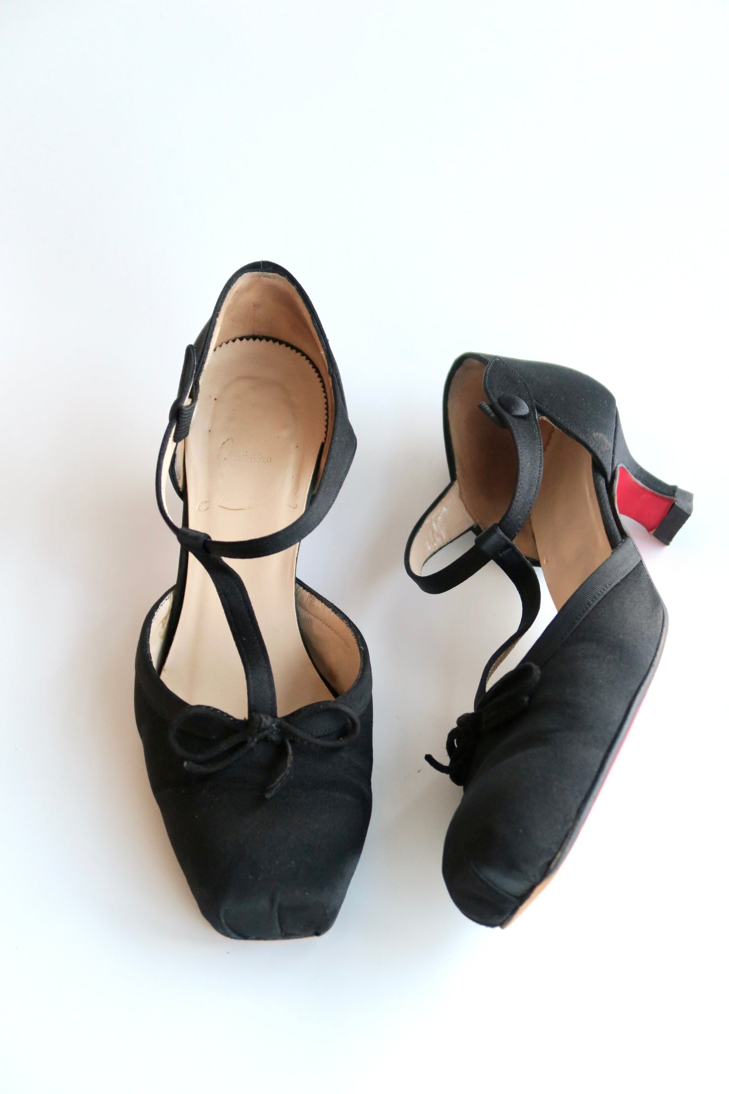 Christian Louboutin Ankle Strap Ballet Pumps, IT 35.5