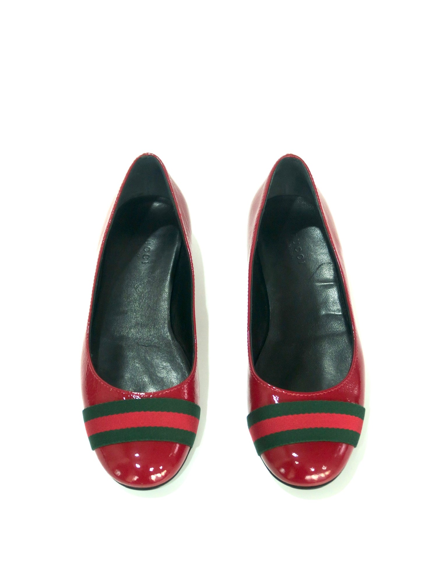 Gucci Stripe Ballet Flats, IT 37