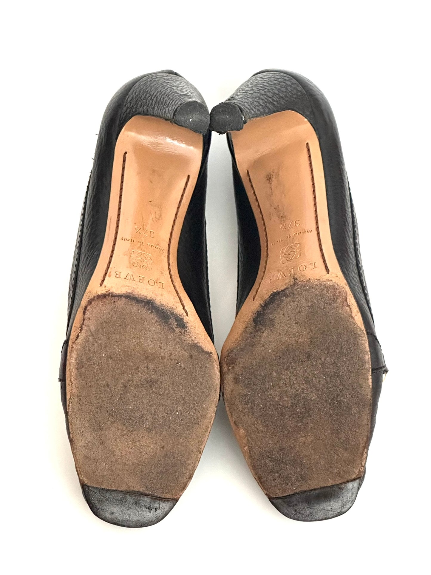 LOEWE Vintage Loafer Pumps, IT 37.5