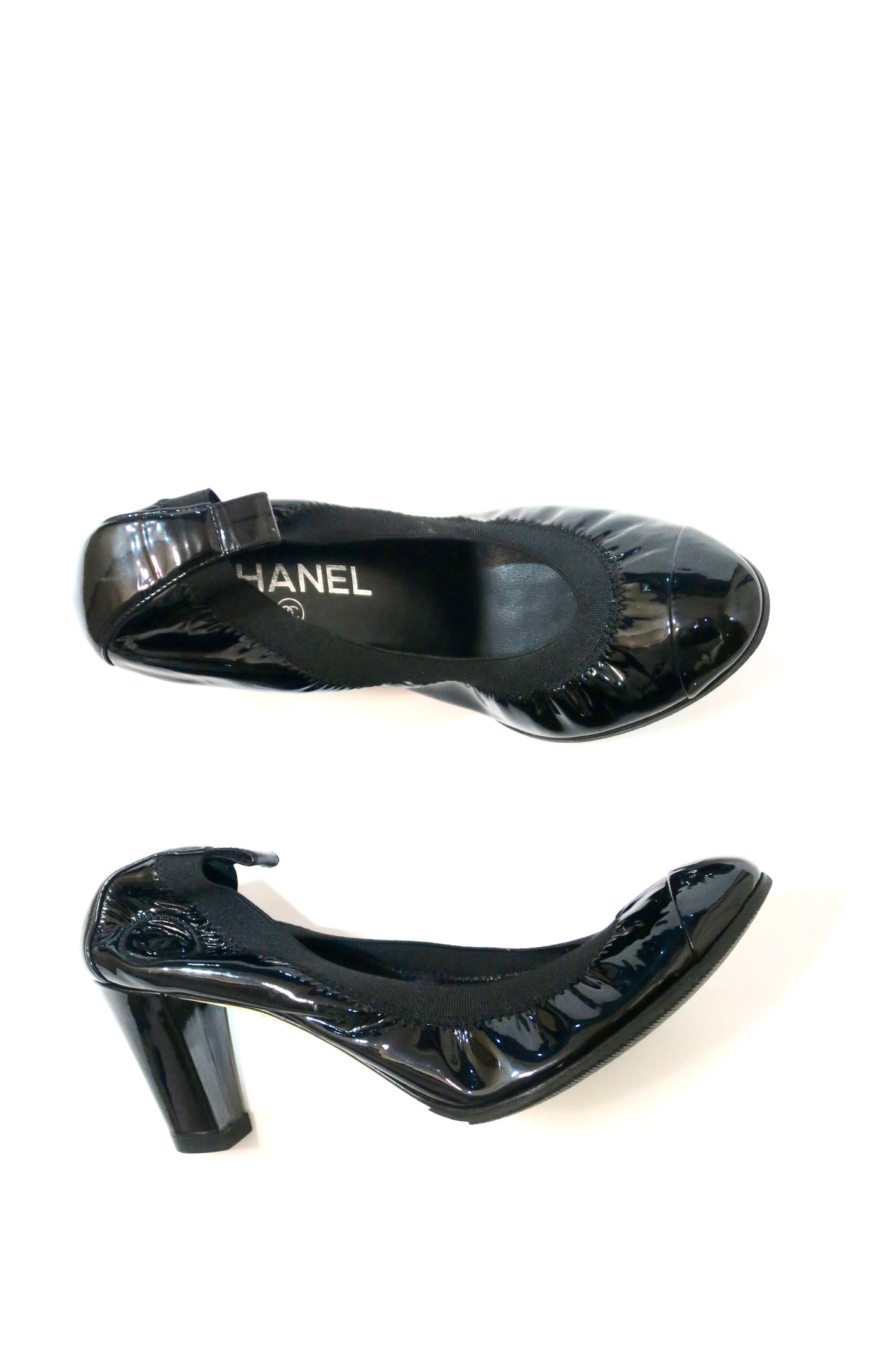 Chanel CC Ballerina Platform Pumps, IT 36.5