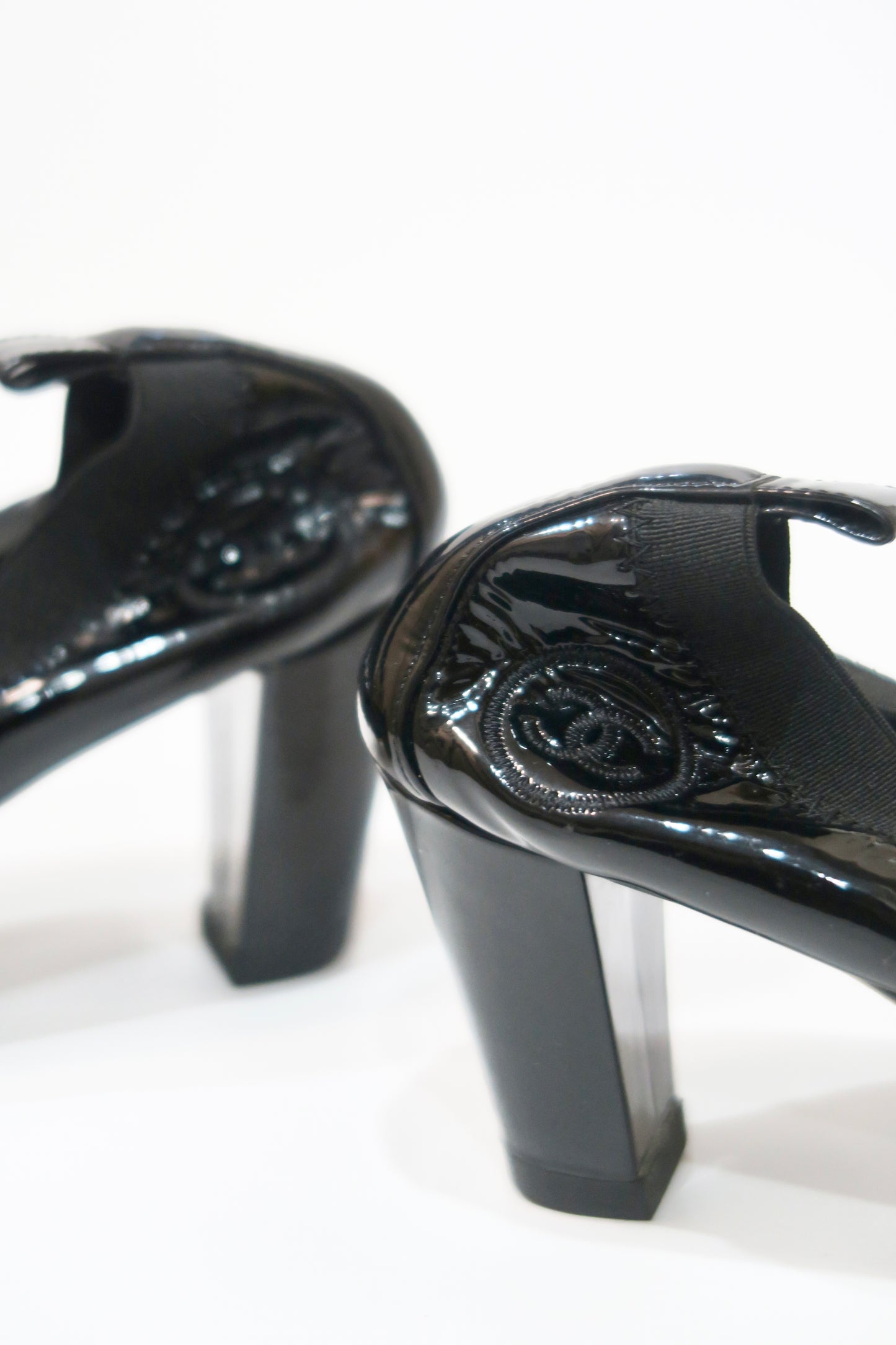 Chanel CC Ballerina Platform Pumps, IT 36.5