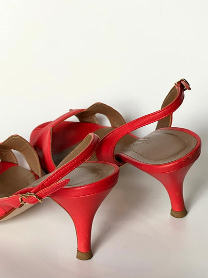 Hermès Night Slingback Sandals, IT 35.5