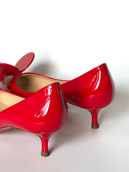 Christian Louboutin Red Madame Mouse Heels, IT 35