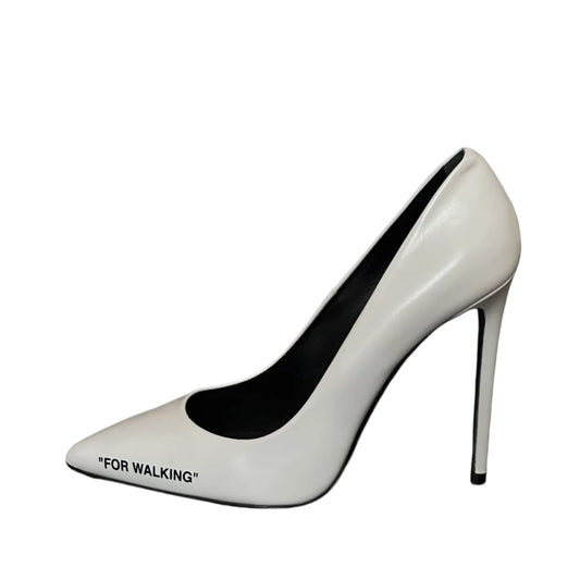 Off-White c/o Virgil Abloh "FOR WALKING" Stiletto Heels, IT 39