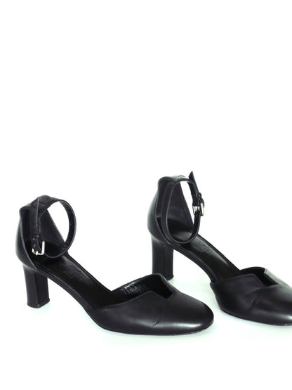 Hermès Lady 70 Ankle Strap Pumps, IT 35.5
