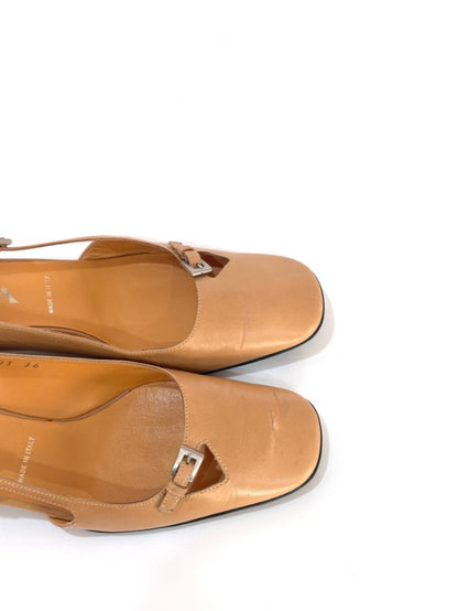 Prada Square Toe Pumps, IT 36