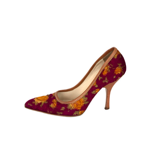 MIU MIU SS2004 Floral Heels, IT 36