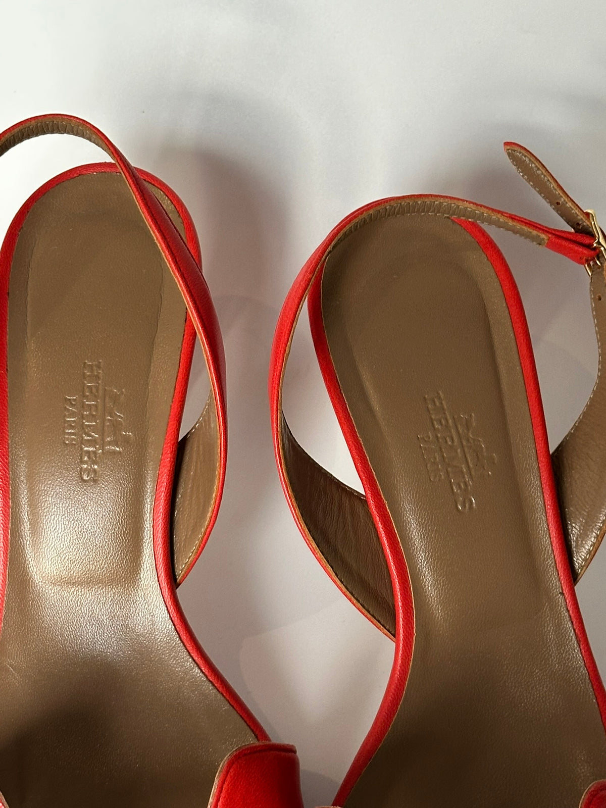 Hermès Night Slingback Sandals, IT 35.5