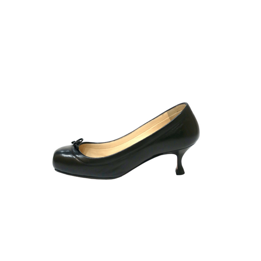 Christian Louboutin Ballet Kitten Heel Pumps, IT 34