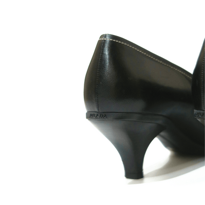 Prada Buckle Kitten Heels, IT 37