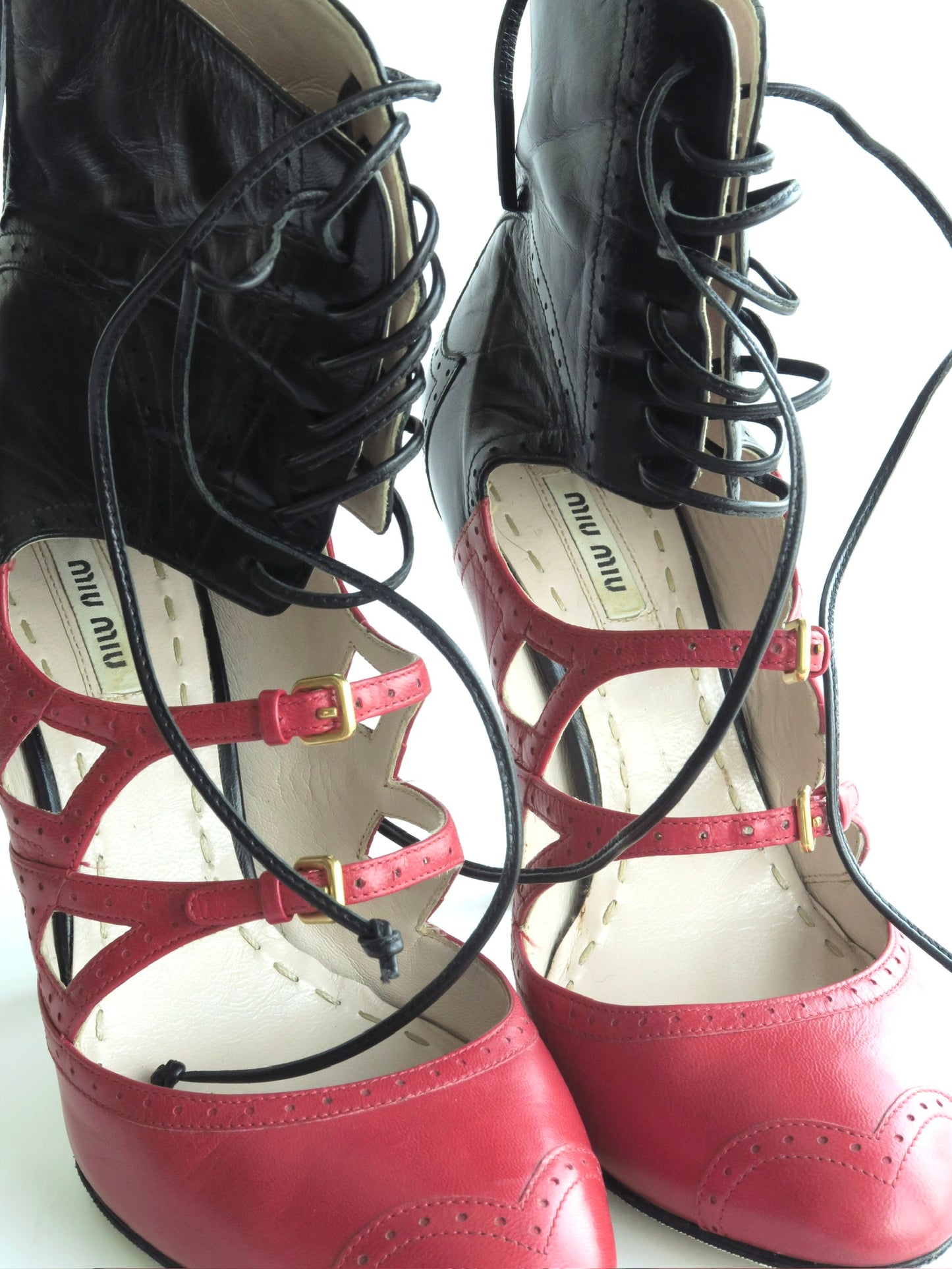 Miu Miu SS2011 Lace-up Heels, IT 37