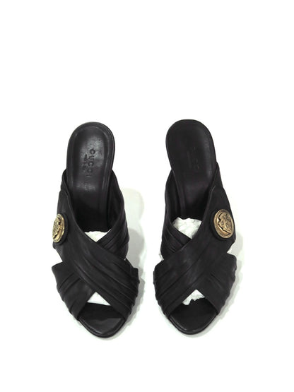 Gucci Black Hysteria Sandals, IT 37