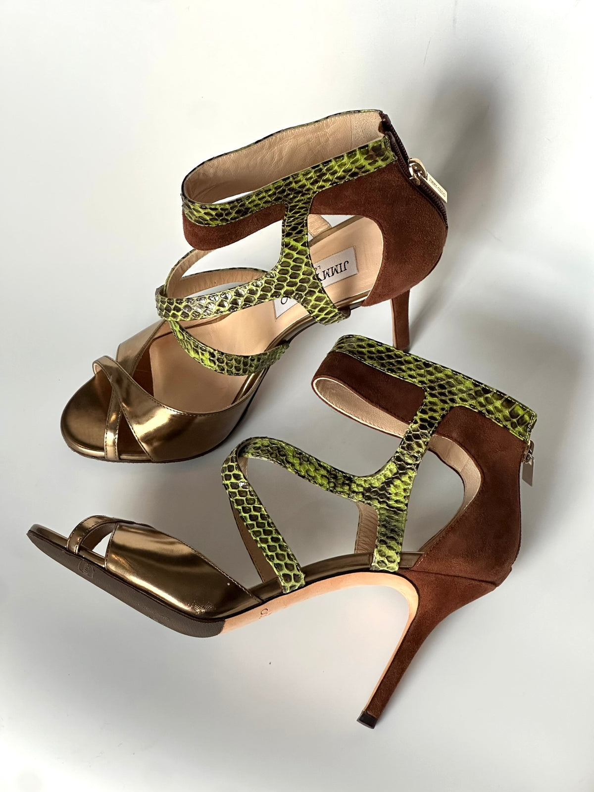 Jimmy Choo Animal Print Heels, IT 37.5