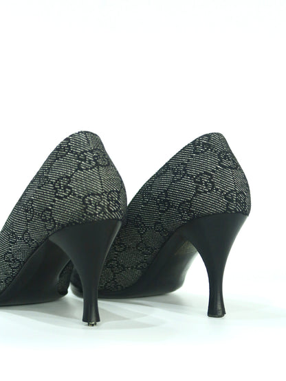 Gucci GG Bow Pointed Toe Pumps, IT 36