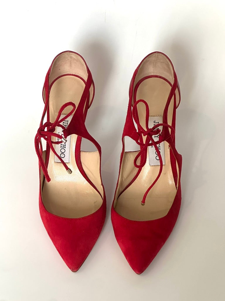 Jimmy Choo Red Heels, IT 35