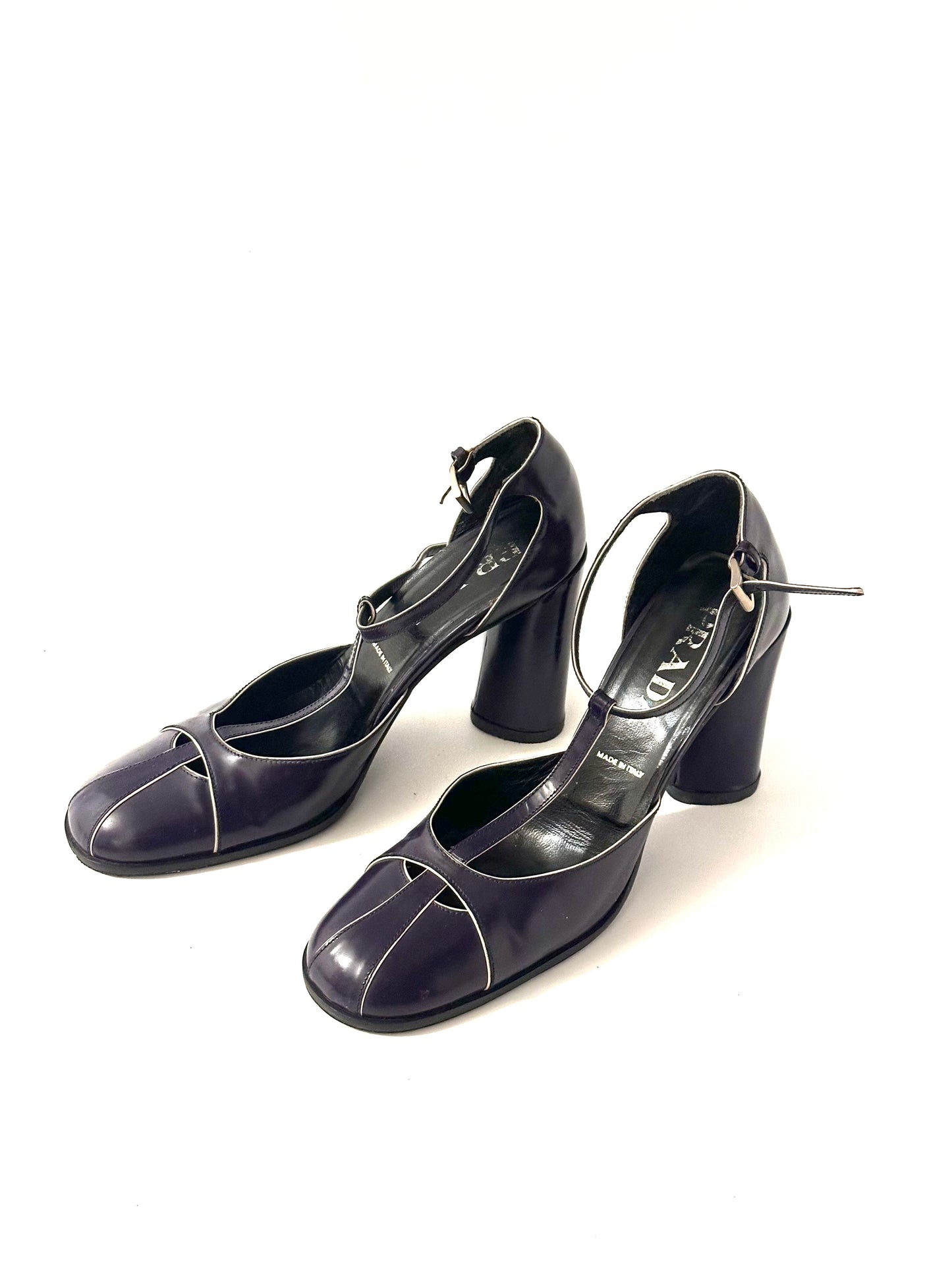 Prada Purple T-Strap Pumps from Legally Blonde, IT 37.5