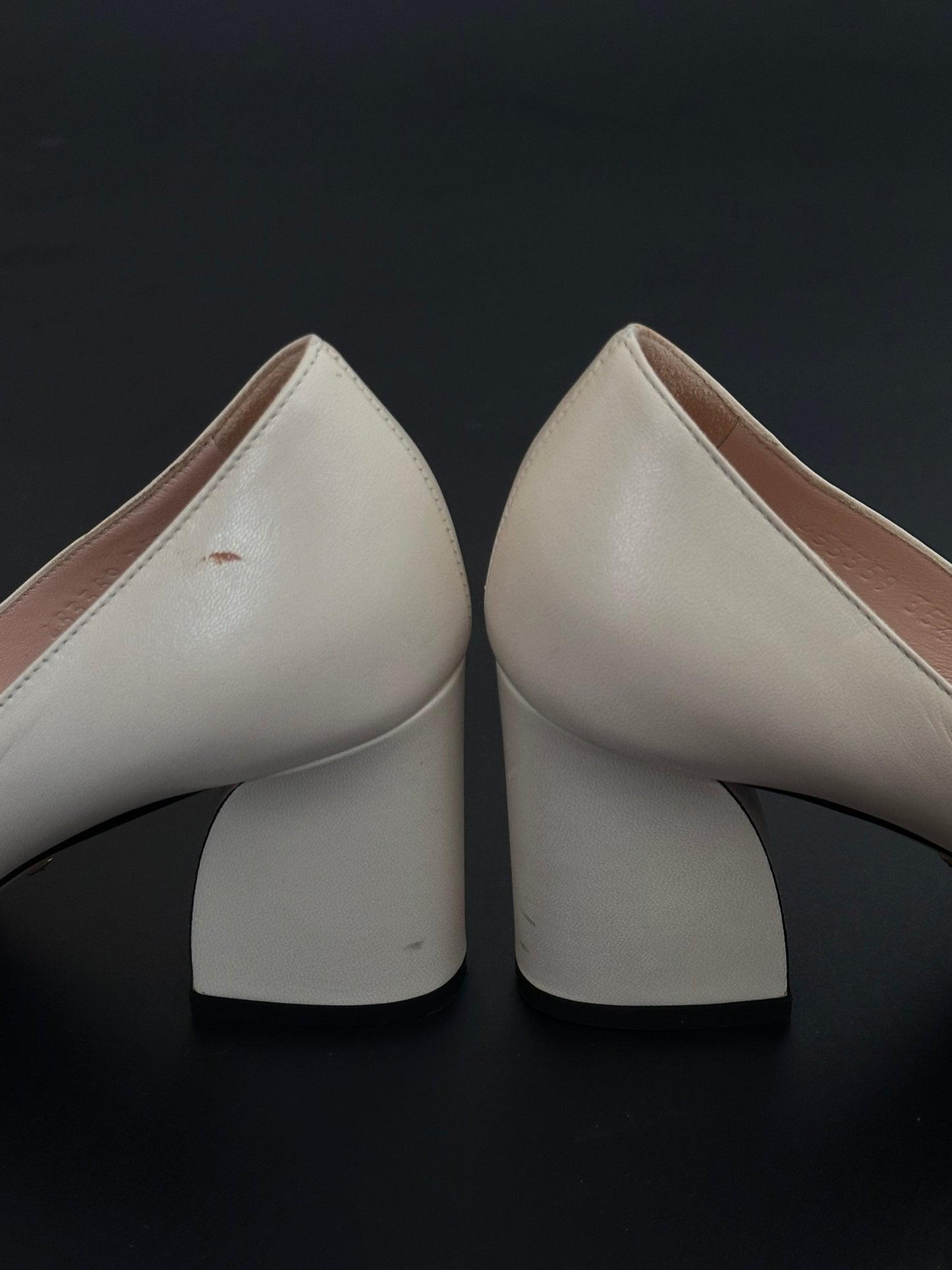Gucci Flower Block Heels, IT 35.5