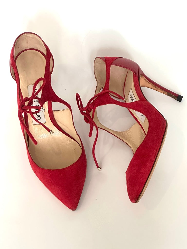 Jimmy Choo Red Heels, IT 35