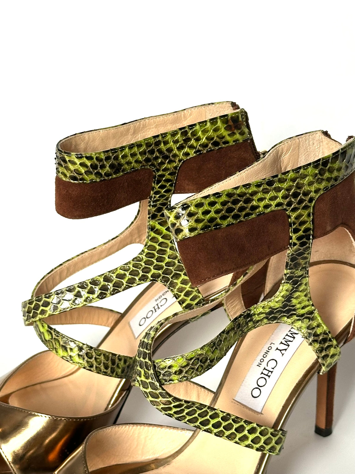 Jimmy Choo Animal Print Heels, IT 37.5