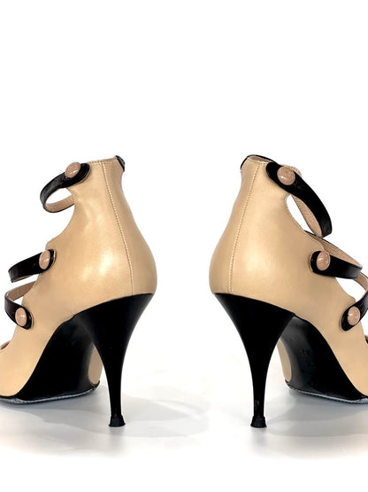 Chanel Triple Strap heels, IT 37.5