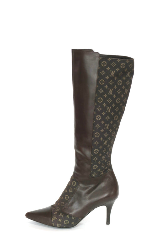 Louis Vuitton FW2009 Monogram Boots, IT 37