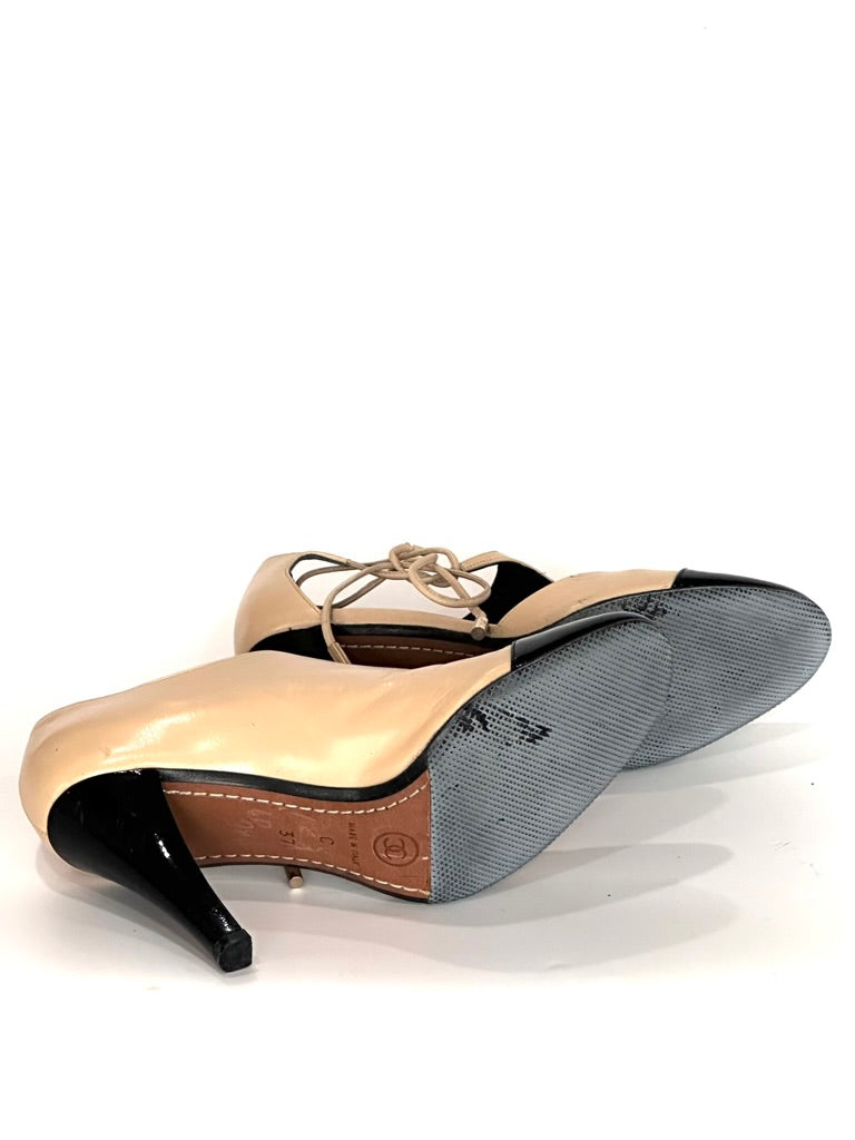 Chanel Side Tie heels, IT 37