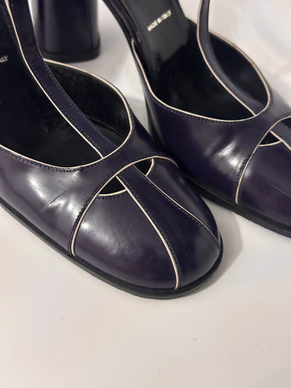 Prada Purple T-Strap Pumps from Legally Blonde, IT 37.5