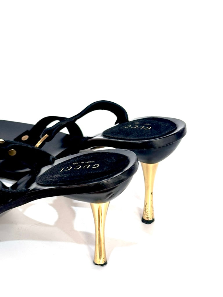 Gucci Studded Sandals, IT 37.5