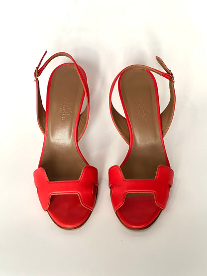 Hermès Night Slingback Sandals, IT 35.5