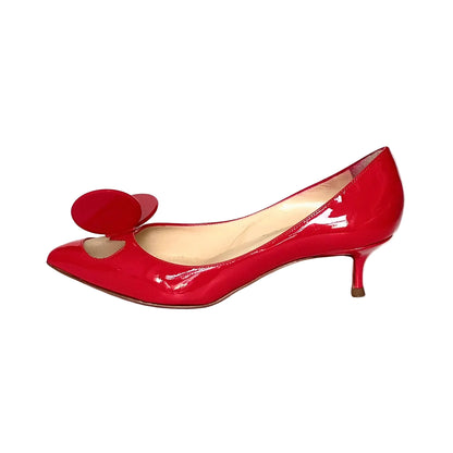 Christian Louboutin Red Madame Mouse Heels, IT 35
