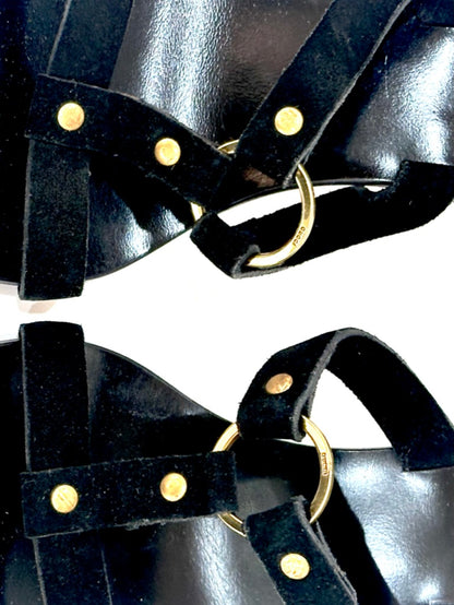 Gucci Studded Sandals, IT 37.5