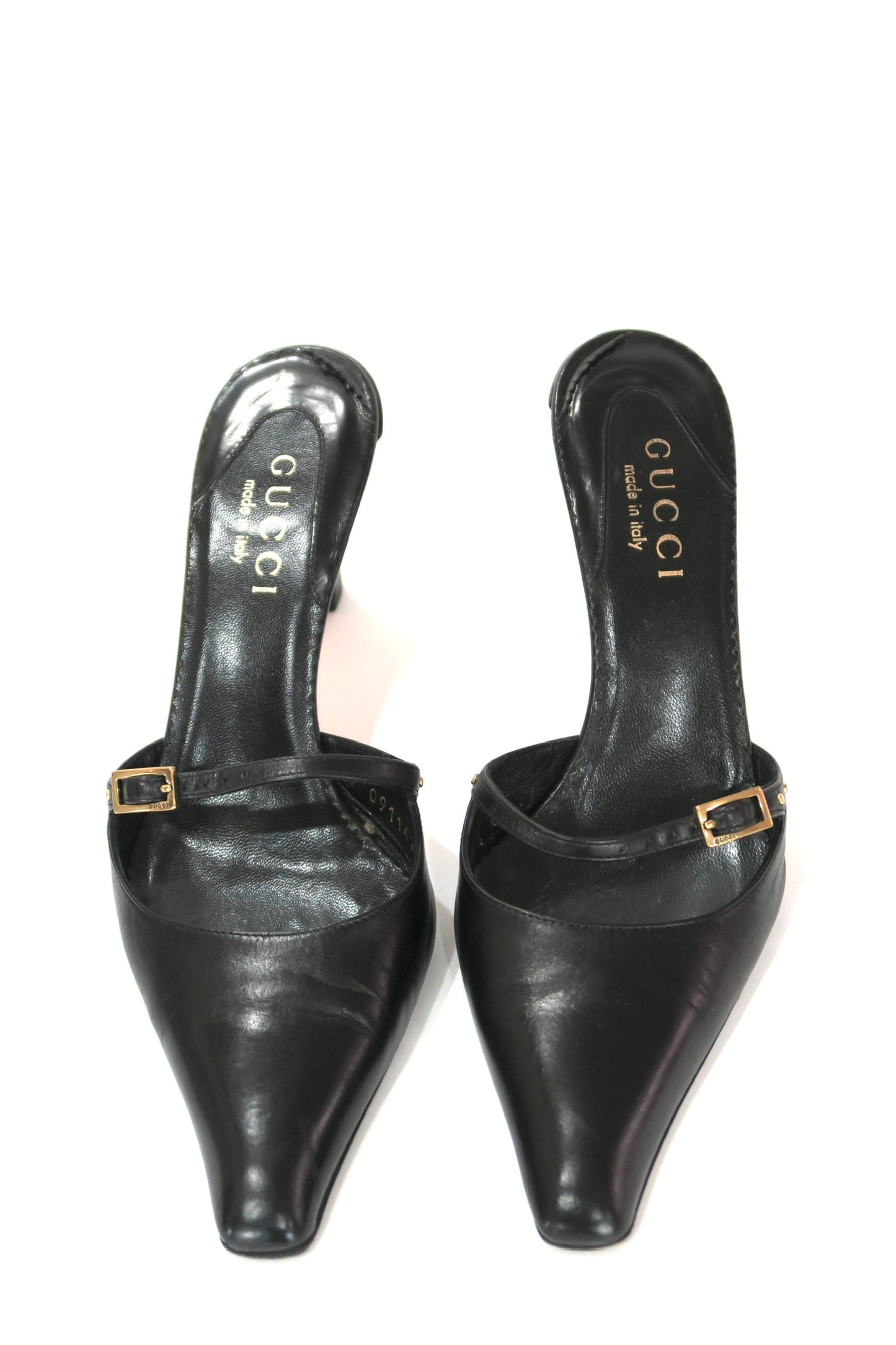Gucci Leather Mules, IT 35.5