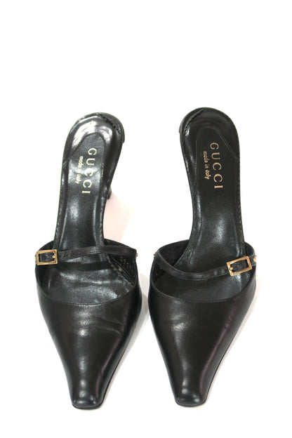 Gucci Leather Mules, IT 35.5