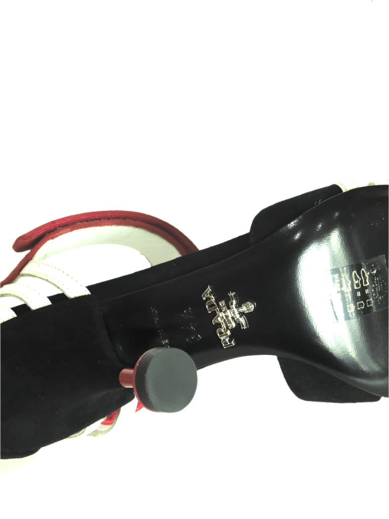 Prada SS2016 Tricolor Sandals, IT 34.5