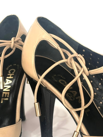Chanel Side Tie heels, IT 37