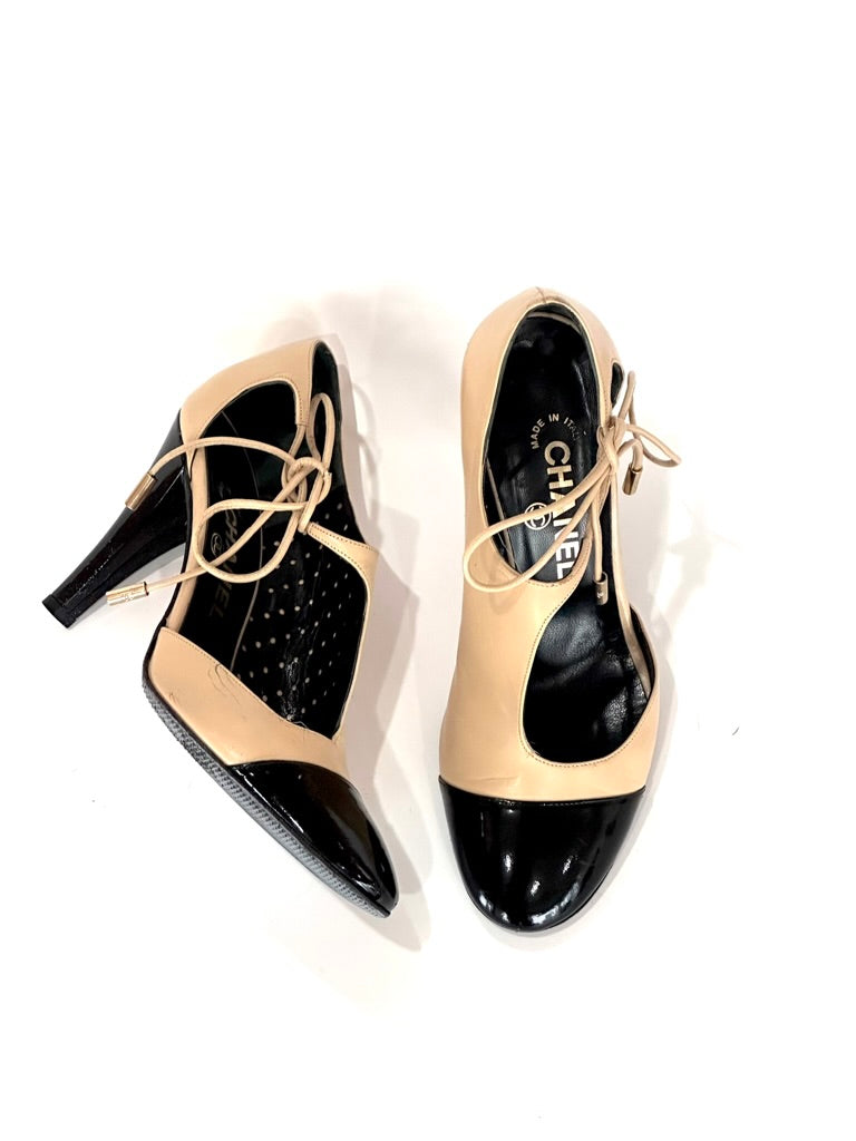 Chanel Side Tie heels, IT 37